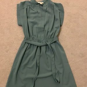 Blue green dress